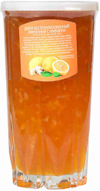 Джем в стакане лимон с имбирем 400г ОКЕЙ