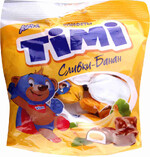 Конфеты Konti Timi суфлейные Сливки-Банан  155 г