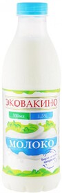 Молоко пастеризованное Эковакино 1,5%, 930 мл