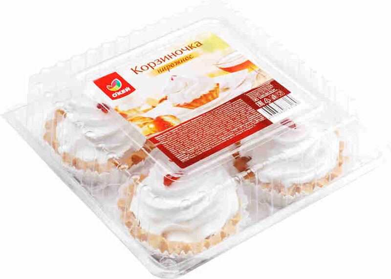 Пирожное ОКЕЙ Корзиночка 200г