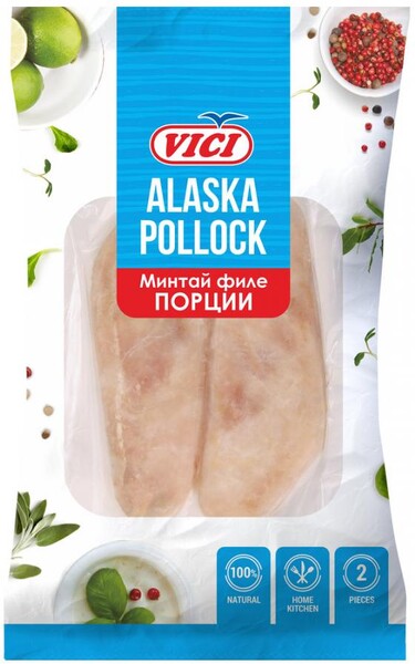 Минтай Vici Alaska Pollock филе, 145 г