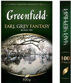 Чай Greenfield Earl Grey Fantasy черный листовой 100 г