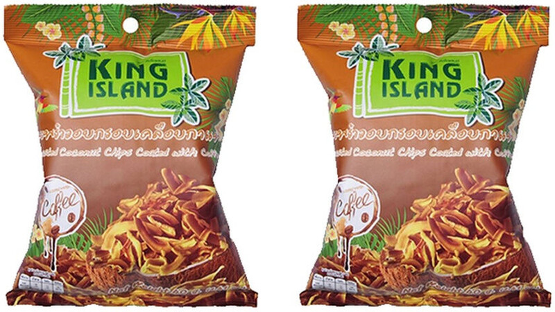 Кокосовые чипсы KING ISLAND в кофейной глазури  40 г