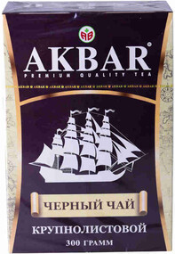 Чай черный Akbar Корабль крупнолистовой 300г