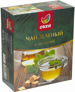 Чай зеленый ОКЕЙ с Мелиссой 100пак