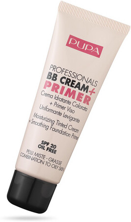 BB Крем + основа для лица Pupa Professionals, для комбинированной и жирной кожи, тон 002, 50 мл