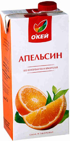 Сок ОКЕЙ Апельсиновый 1л т/п