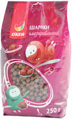 Сухой завтрак ОКЕЙ шарики глазир с какао 250г