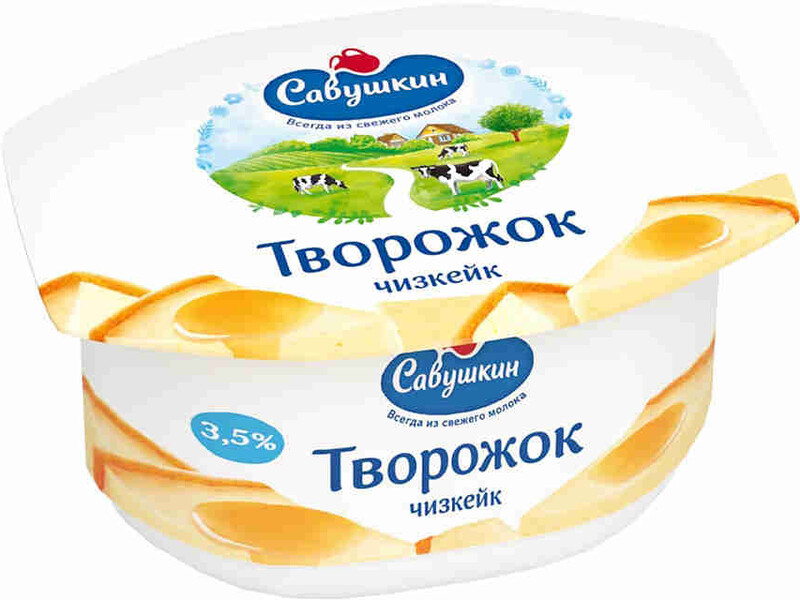 Паста творожная Савушкин чизкейк 3.5% 120 г