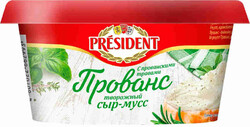 Cыр-мусс творожный President с прованскими травами Прованс 60% 120 г