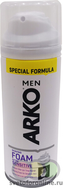 Пена для бритья ARKO Sensitive EXTRA 400 мл