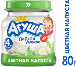 Пюре Агуша с цветной капустой без сахара с 4 месяцев 80г