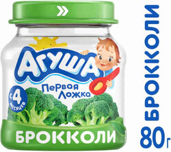 Пюре Агуша с брокколи без сахара с 4 месяцев 80 г