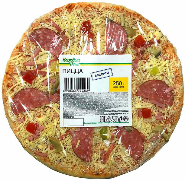 Пицца ассорти «Каждый день», 250 г