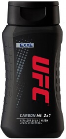 Гель для душа EXXE UFC Carbon hit Сила и энергия с углем 250мл