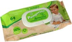 Салфетки влажные Pamperino №64 Eco biologico детские с пластиковым клапаном
