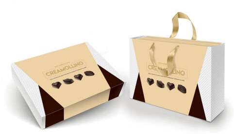 Конфеты шоколадные CREAMOLLINO  c  помадно-сливочной начинкой 220 гр Сормовская Кондитерская Фабрика