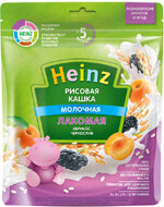 Кашка Heinz молочная лакомая рисовая абрикос, чернослив с 5 месяцев 0,17кг