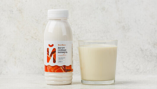 Йогурт питьевой «Соленая карамель»