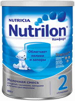 Смесь молочная сухая Nutrilon Nutricia Комфорт Pronutri+ 2 с 6 месяцев 800 г 