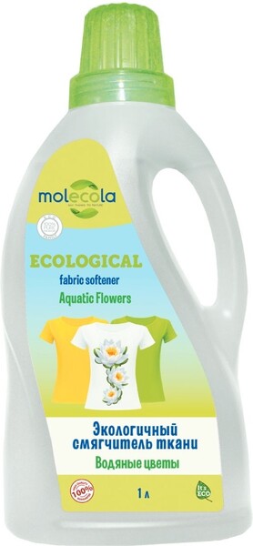 Смягчитель ткани экологичный Molecola Ecological Водяные цветы, 1 л