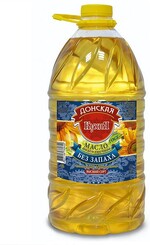 Масло подсолнечное Донская Кухня рафинированное дезодорированное, 5 л., ПЭТ