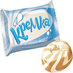 KDV / Карамель леденец Кремка с молочным вкусом, упаковка 0.5 кг