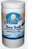 Соль пищевая Marbellе морская натуральная мелкая, 80 г