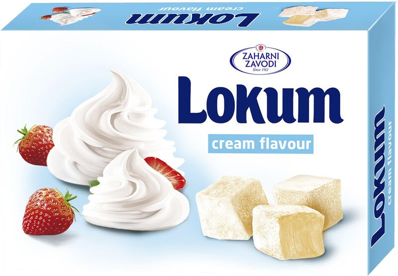 Лукум со сливочным вкусом, Zaharni Zavodi, 130 гр, картон