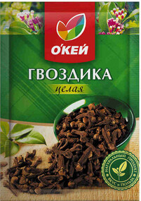 Приправа ОКЕЙ гвоздика целая 10г