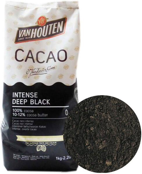 Какао-порошок черный Van Hauten Cacao Barry, 500 гр, фасовка