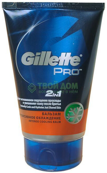 Бальзам после бритья GILLETTE Pro Интенсивное охлаждение 2в1, 100мл Польша, 100 мл