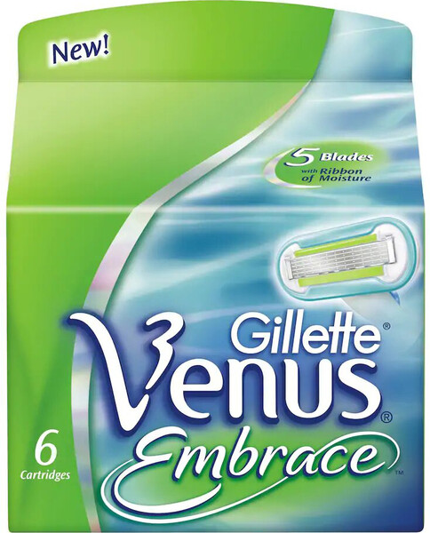 Кассеты сменные для бритья Gillette Venus 5 Embrace (6 штук)