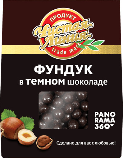 Фундук в темном шоколаде, 100г