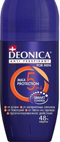 Антиперспирант Deonica for Men Max Protection 5, ролик, 50 мл
