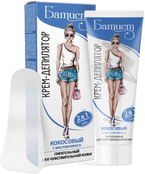 Крем-депилятор Батист кокосовый, 100 мл