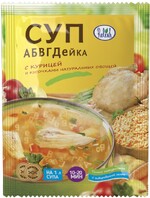 Суп Relish АБВГДейка с курицей и кусочками натуральных овощей, 60 гр., сашет