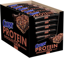 Злаковый батончик c протеином Corny Protein шоколад 35 гр х 24 шт