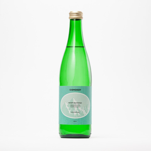Вода Самокат Калаборское месторождение №17, минеральная, газированная, 500 мл