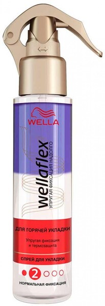 Спрей для волос WELLAFLEX для горячей укладки, нормальной фиксации, 150 мл