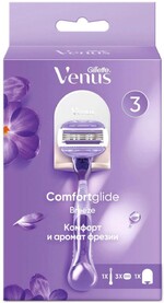 Бритва женская Venus Comfort Glide 3 сменные кассеты и подставка