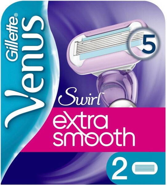 Кассеты сменные для бритья Venus 5 Swirl (2 штуки)