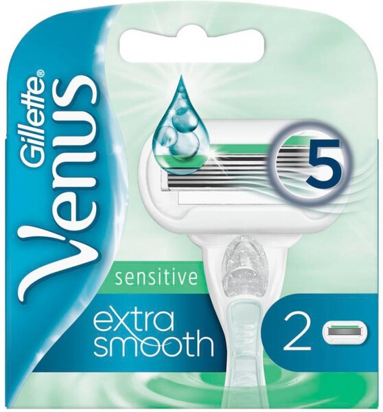 Кассеты сменные для бритья Gillette Venus 5 Embrace Extra Smooth Sensitive (2 штуки)