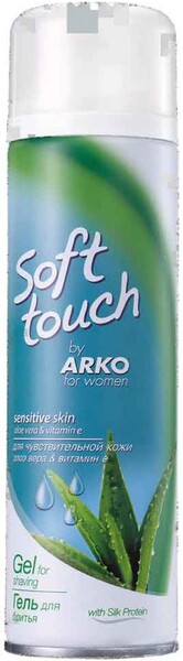 Гель для бритья Arko Soft Touch для чувствительной кожи, 200 мл