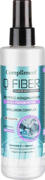 Экспресс-кондиционер укрепляющий Аква-увлажнение Compliment Q-Fiber, 200 мл