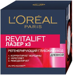 Дневной антивозрастной крем L'Oreal Paris Ревиталифт Лазер х3 против морщин для лица 50 мл