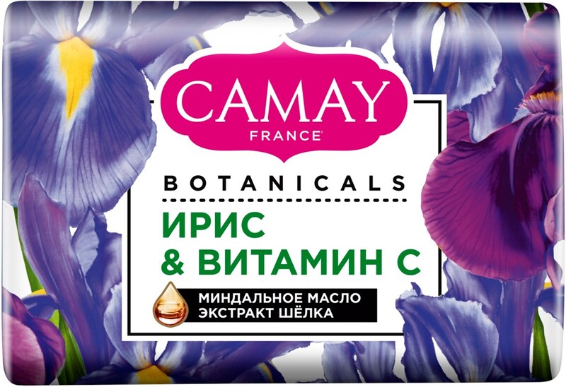 Мыло Camay Botanicals Ирис и Витамин C 85г