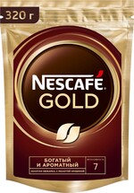 Кофе растворимый NESCAFE Gold натуральный, 320г Россия, 320 г