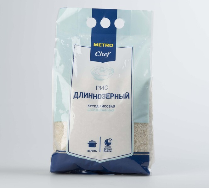 Рис длиннозерный METRO CHEF 3 кг X 1 штука