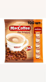 МасСoffee (МакКофе) the Original кофейный напиток 3 в 1, 100 шт